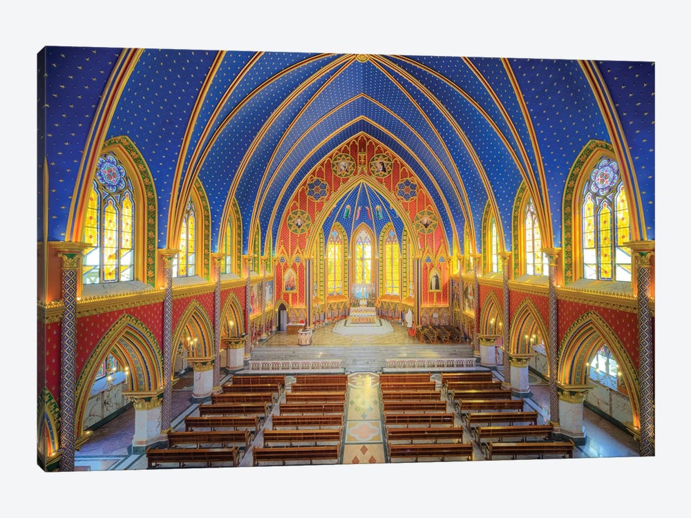 Basilica Of Our Lady Of The Rosary, Caieiras by Glauco Meneghelli 1-piece Canvas Print