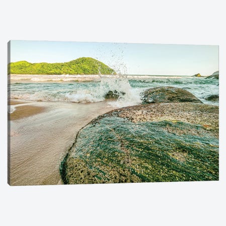 Morning At The Beach Canvas Print #GLM737} by Glauco Meneghelli Canvas Art