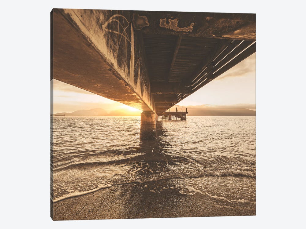 Under The Pier by Glauco Meneghelli 1-piece Canvas Wall Art