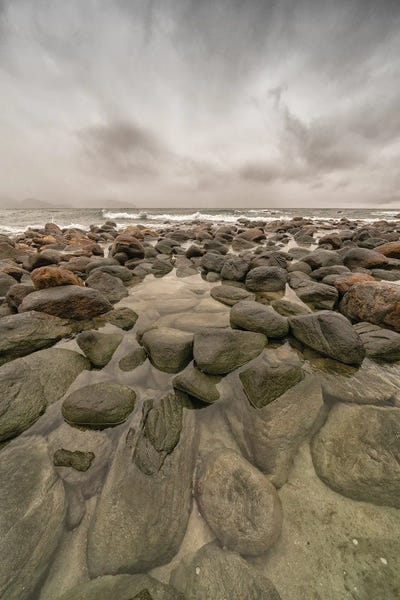 Glauco Meneghelli: Storm Beach by Glauco Meneghelli