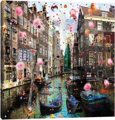 H Amsterdam Opus LI Canvas Art Print - Netherlands Art