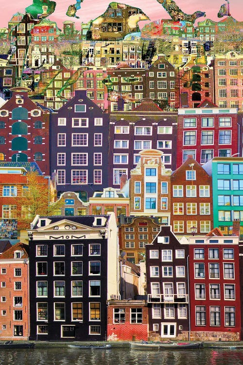 Amsterdam View Opus MDC by Geert Lemmers wall art