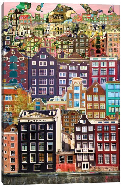 Amsterdam View Opus MDC Canvas Art Print - Amsterdam Art
