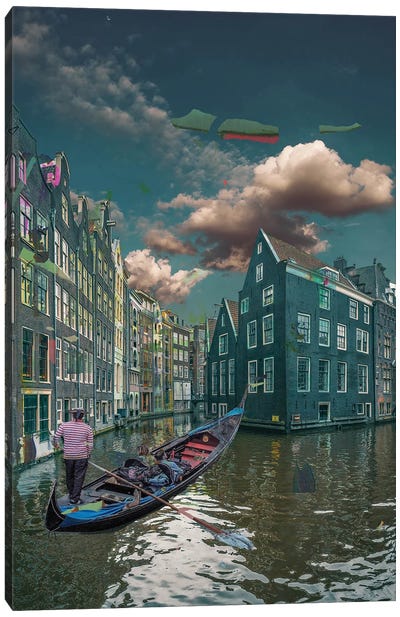 Amsterdam View Opus MDCXXXII Canvas Art Print - Amsterdam Art