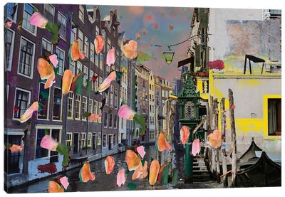 Venice In Amsterdam I Canvas Art Print - Geert Lemmers