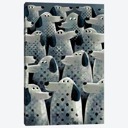 Shifty Dalmatians Canvas Print #GLS100} by Gareth Lucas Canvas Artwork