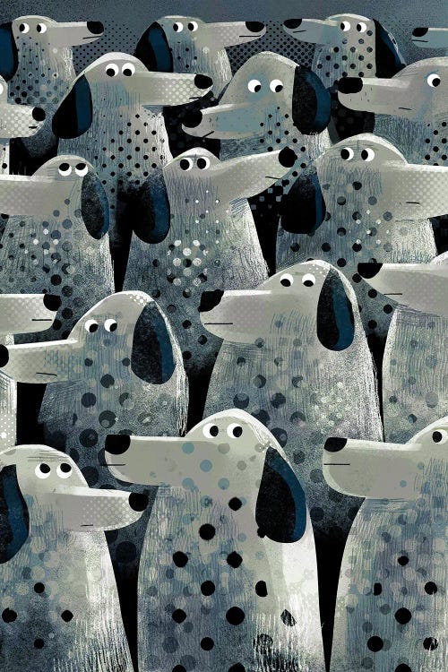 Shifty Dalmatians by Gareth Lucas wall art