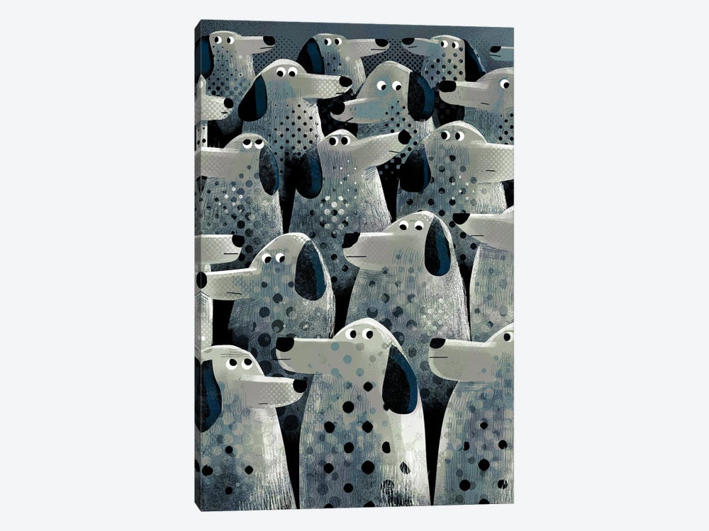 Shifty Dalmatians by Gareth Lucas 1-piece Canvas Art Print
