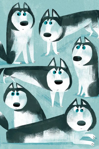 Gareth Lucas: Shifty Huskies by Gareth Lucas