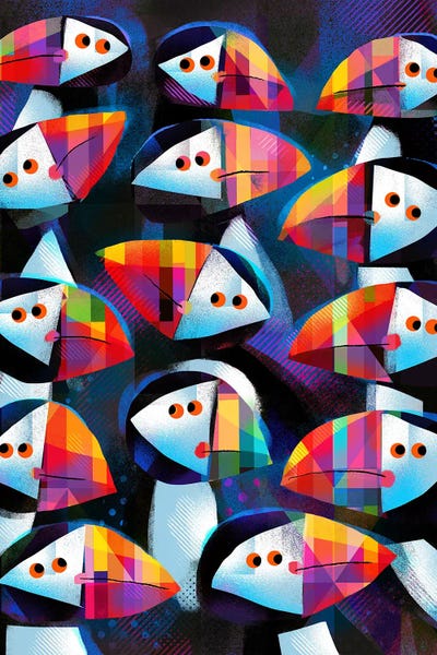 Gareth Lucas: Shifty Puffins by Gareth Lucas