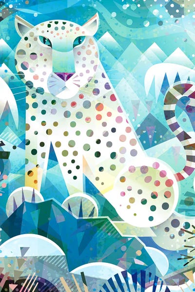 Leopards: Snow Leopard by Gareth Lucas