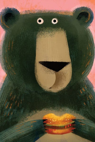 Gareth Lucas: Burger Bear by Gareth Lucas