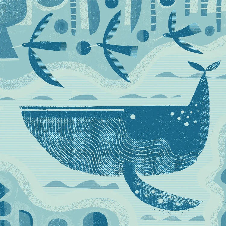 Whale And Birds