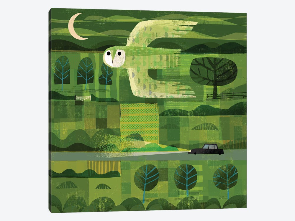 Dusk Owl by Gareth Lucas 1-piece Canvas Art Print
