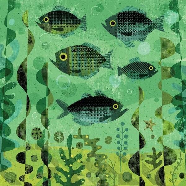 Underwater: Fishy Greens by Gareth Lucas