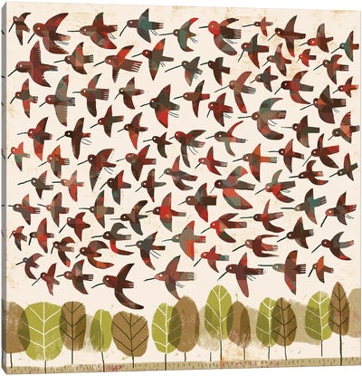 Flying Birds Canvas Art Print - Gareth Lucas