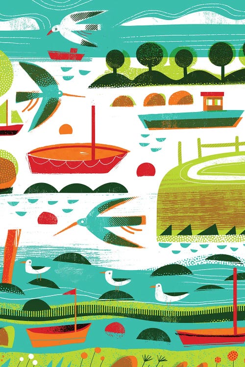 Heybridge Basin by Gareth Lucas wall art