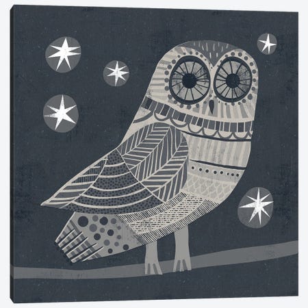 Owl Canvas Print #GLS51} by Gareth Lucas Art Print