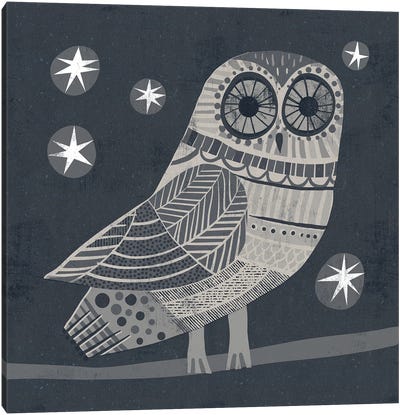 Owl Canvas Art Print - Gareth Lucas