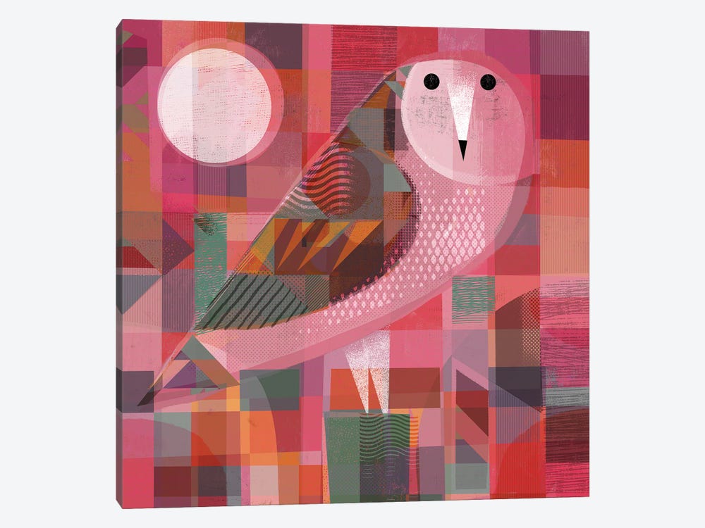 Red Owl by Gareth Lucas 1-piece Canvas Wall Art
