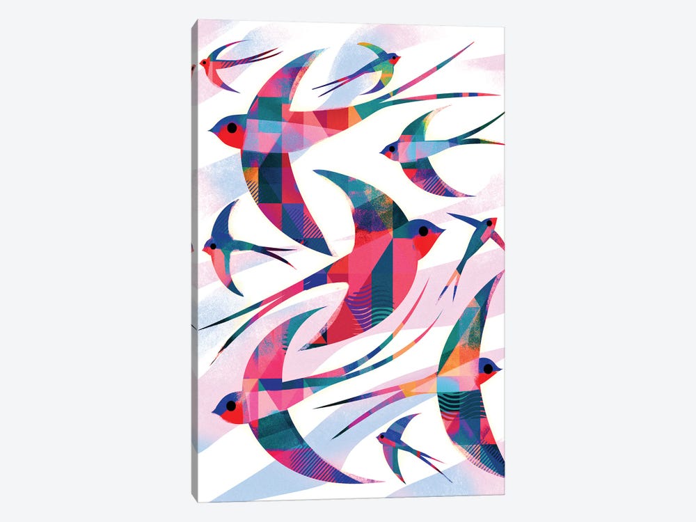 Swallows by Gareth Lucas 1-piece Canvas Art Print