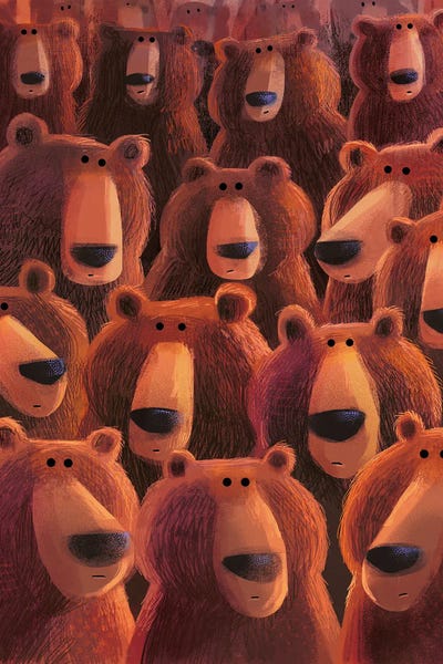 Animal Lover: Shifty Bears by Gareth Lucas