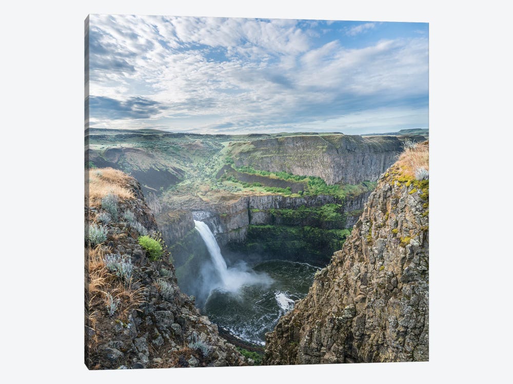 USA. Washington State. Palouse Falls in the spring, at Palouse Falls State Park. 1-piece Canvas Art