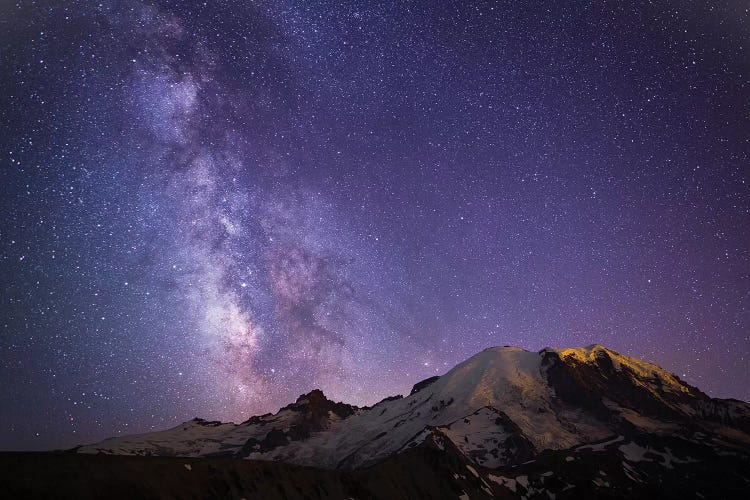 Milky Way As Seen From Mount Rainier, Mount Rainier National Park, Washington, USA