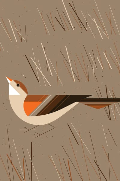 Japandi: Grass Finch by Greg Mably