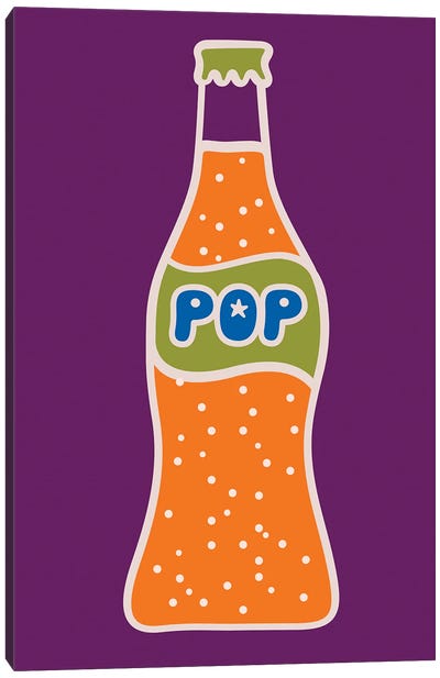 Pop Canvas Art Print - Soft Drink Art