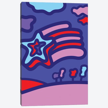 Shooting Star Canvas Print #GMA108} by Greg Mably Canvas Wall Art