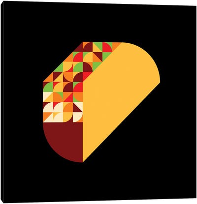 Taco Canvas Art Print - Mexican Cuisine