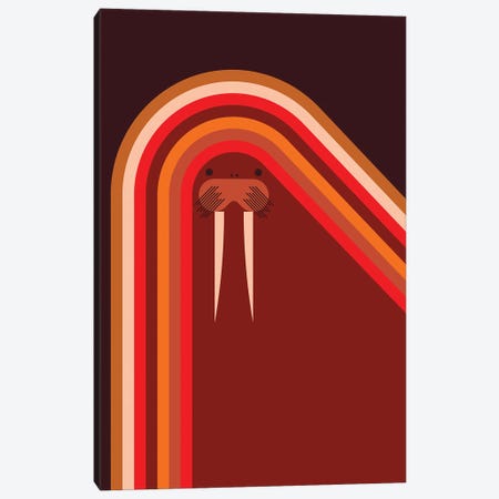 Walrus Canvas Print #GMA111} by Greg Mably Canvas Print
