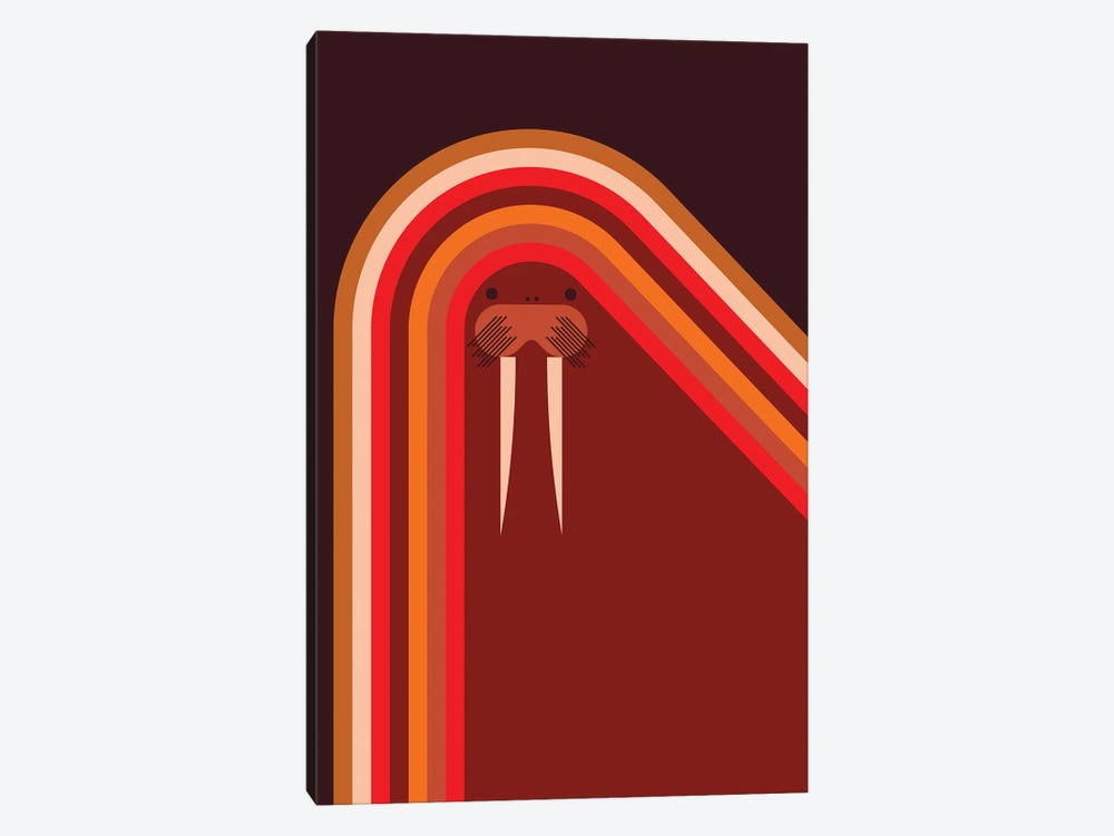 Walrus by Greg Mably 1-piece Canvas Artwork