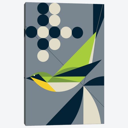 Warbler Canvas Print #GMA14} by Greg Mably Canvas Print