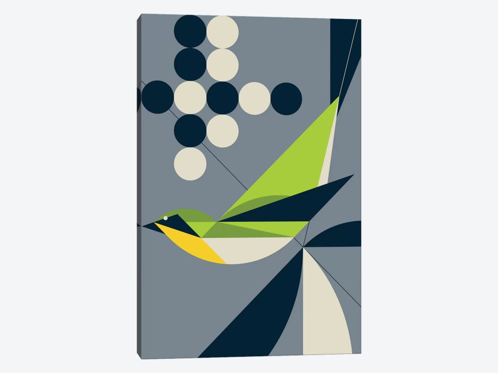 Warbler by Greg Mably 1-piece Canvas Artwork