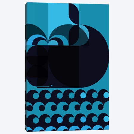 Grand Cachalot Dark Canvas Print #GMA15} by Greg Mably Canvas Print