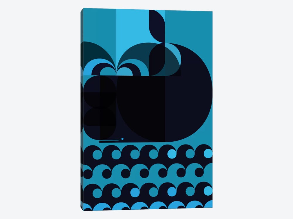 Grand Cachalot Dark by Greg Mably 1-piece Canvas Print