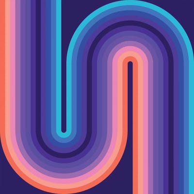 Flow Cool I by Greg Mably framed canvas print