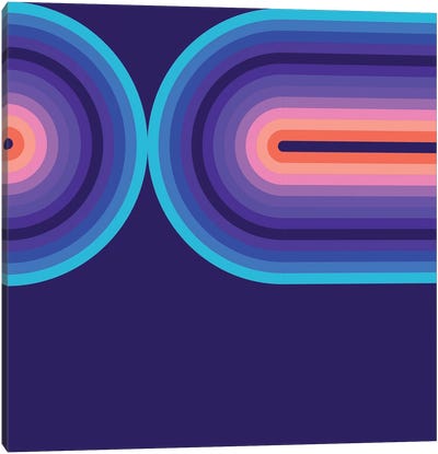 Flow Cool III Canvas Art Print - Abstract Shapes & Patterns