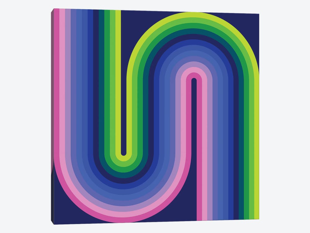 Flow Neon I by Greg Mably 1-piece Art Print