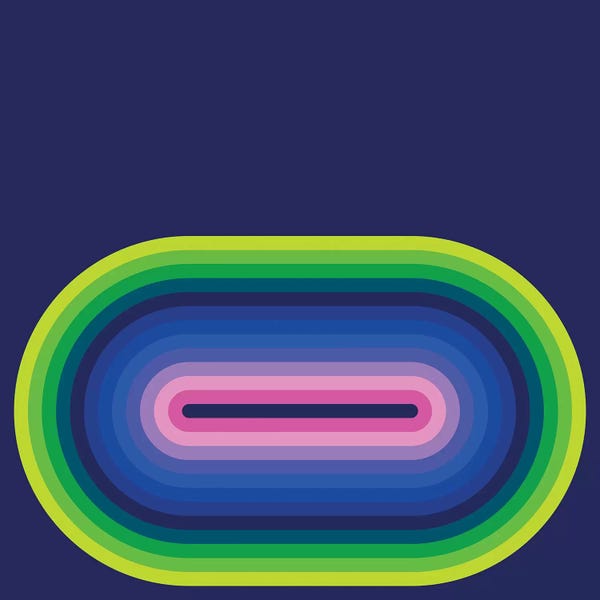 Indigo: Flow Neon II by Greg Mably