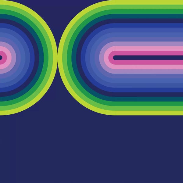 Indigo: Flow Neon III by Greg Mably