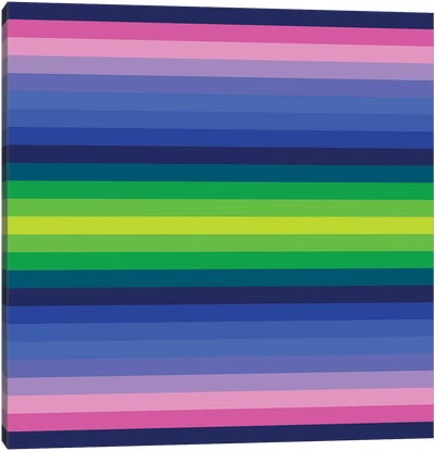 Flow Neon IV Canvas Art Print - Greg Mably