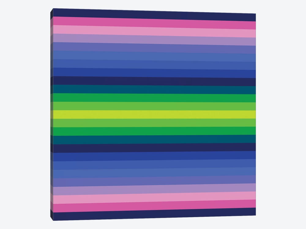 Flow Neon IV by Greg Mably 1-piece Canvas Art Print