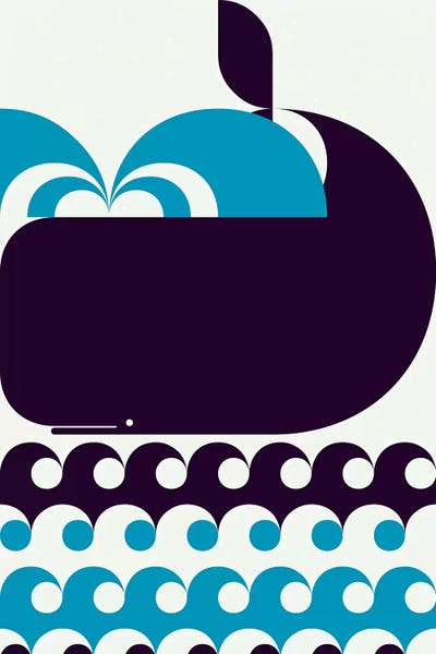 Mid-Century Modern Animals: Grand Cachalot Light by Greg Mably