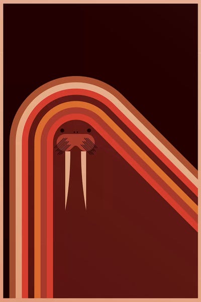 Walruses: Northern Lights by Greg Mably