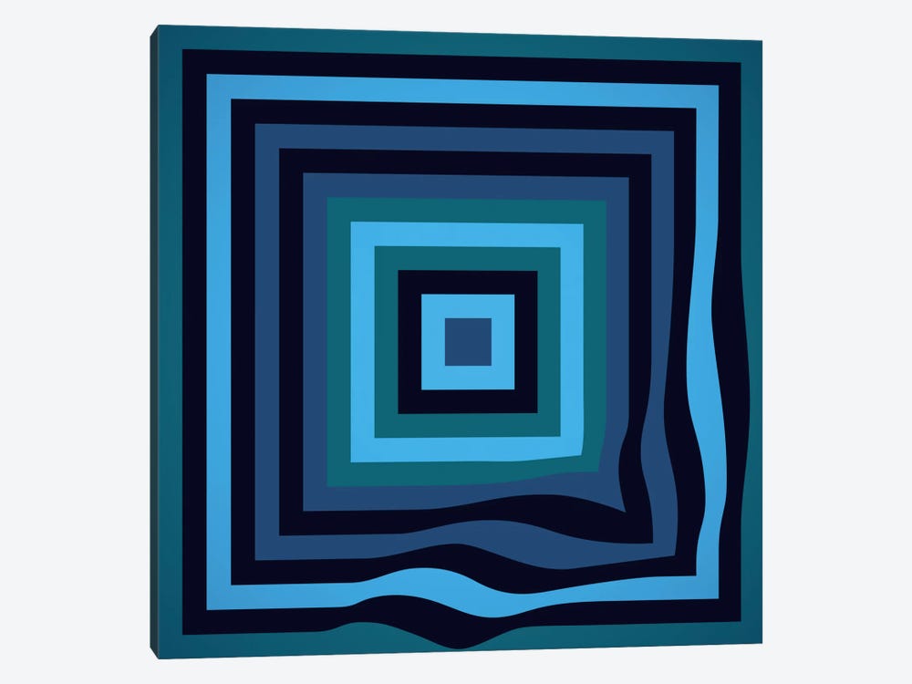 Blue Ripple by Greg Mably 1-piece Canvas Print