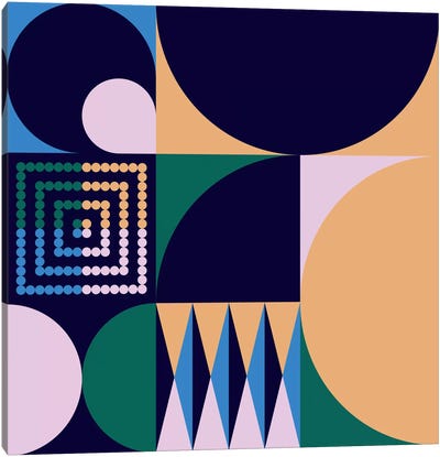 Geo IV Canvas Art Print - Abstract Shapes & Patterns