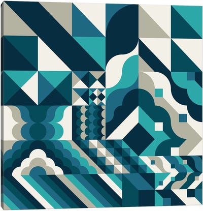 Wave Canvas Art Print - Greg Mably